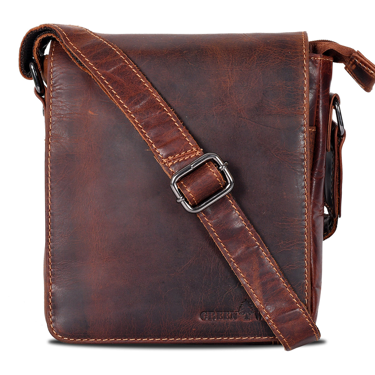 Luna Leather Shoulder Bag — Sandal