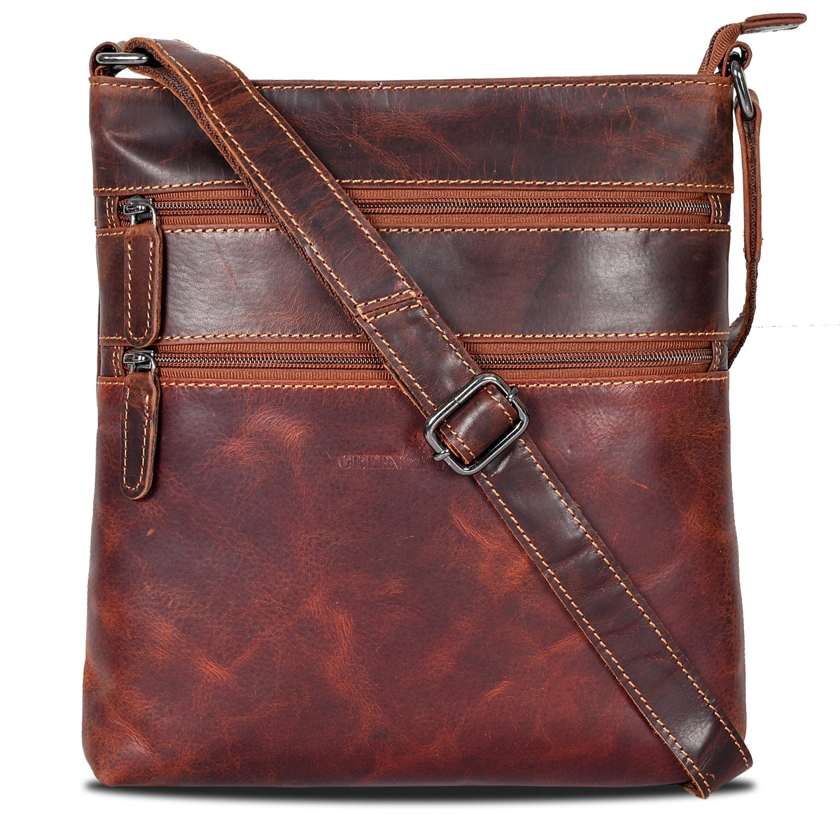Ottawa Leather Crossbody Purse — Sandal
