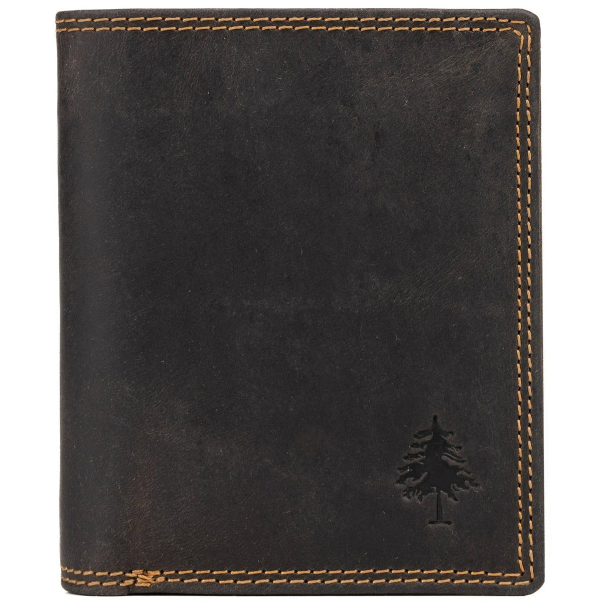Tyler Men's Leather Wallet — Brown