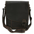 Kingston Leather Shoulder Bag — Brown